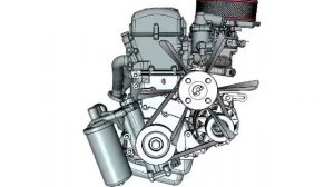 Двигатель автомобиля "Москвич-412"