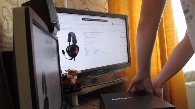 HyperX Cloud Gaming Headset распаковка и первое впечатление смотреть онлайн