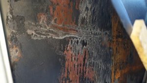 Лада Гранта, двери изнутри. Ржавчина. Как убрать ржавчину. Ваз обзор