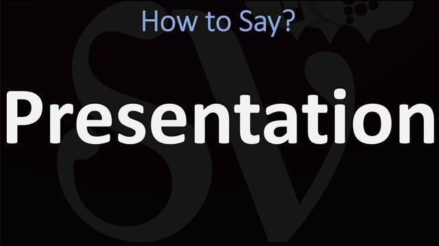 How to Pronounce Presentation? (CORRECTLY) смотреть онлайн