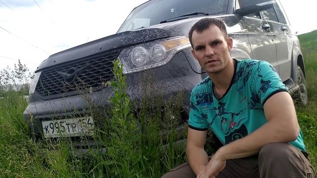 035 Убрать следы от наклейки с кузова автомобиля. УАЗ Патриот. Наклейка. смотреть онлайн