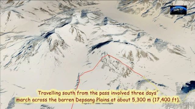 Karakoram Pass Satellite View Map | Earth From Space смотреть онлайн