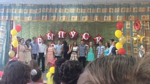 Выпускной 9"Б" класс! "Нравится мне, когда ты строгая по классу ходишь..."