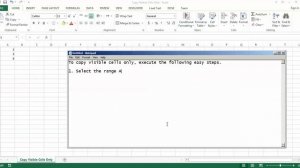 Excel Copy Visible Cells Only - how to Copy Visible Cells Only