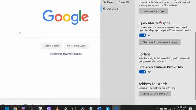 How to Change Default Search Engine in Microsoft Edge to Google смотреть онлайн