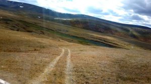 Дорога на плато Укок до перевала Теплый ключ