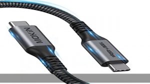 Thunderbolt 4 Cable 4ft, 40Gbps Thunderbolt Cable with 100W Charging, Supports 5K or 8K Display, US