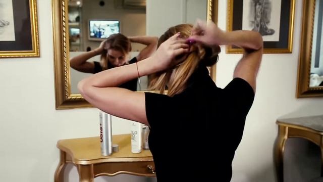 N.6 Быстрая прическа на себе/Fast hairstyle by yourself смотреть онлайн