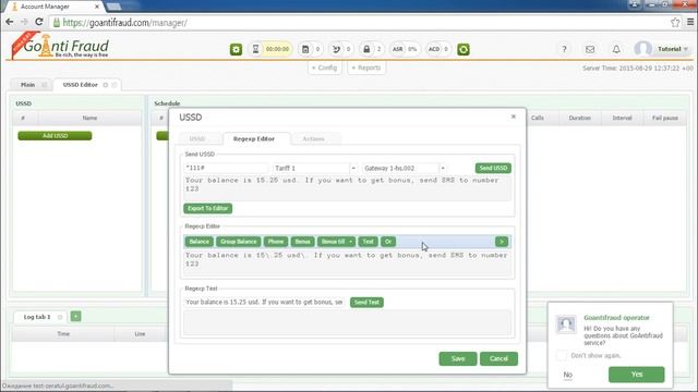 How to Do VoIP GSM Termination via GoAntiFraud: USSD-request Editor смотреть онлайн