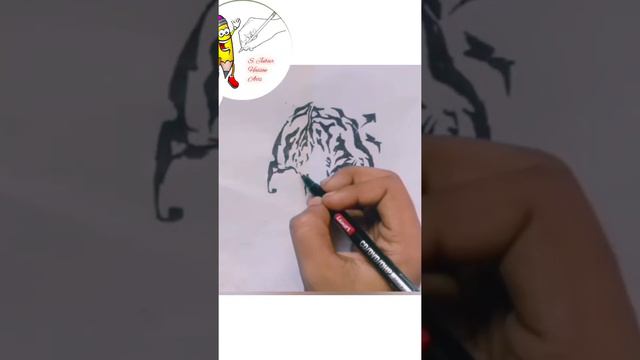 How to Draw a Tiger#short #drawing смотреть онлайн