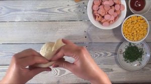 Пицца с кукурузой