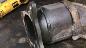 Приварка гофры и катализатора 2.0 TFSI BPY Пассат Б6