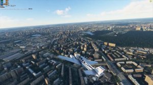 Microsoft Flight Simulator - Сел на Красную Площадь! Обзор Москвы