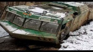 Зверская машина Вездеход Витязь по Бездорожью крайнего Севера России. Brutal car Rover knight