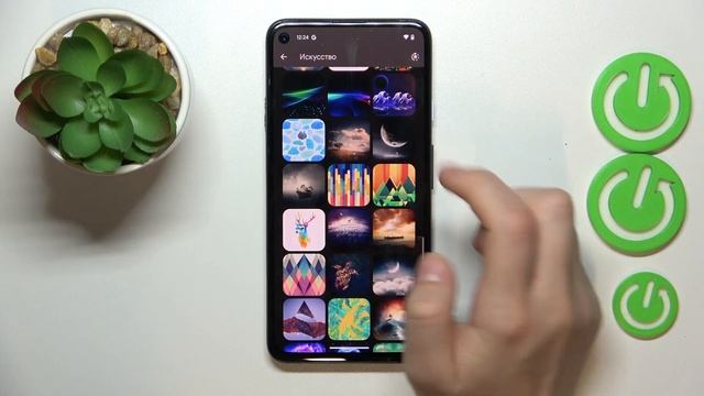 Android 14 | Как поменять обои на устройстве с Android 14 - Новая заставка экрана для Android 14 смотреть онлайн