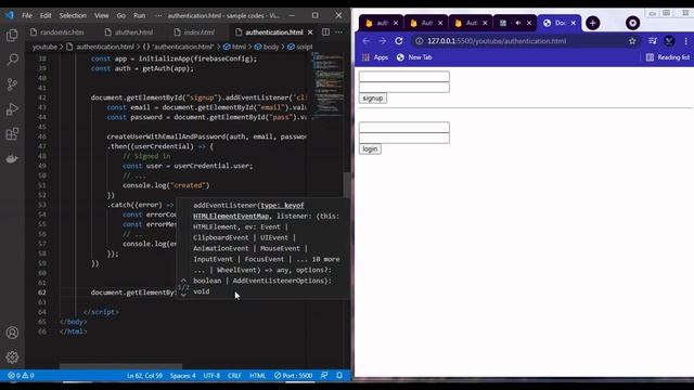 #firebase #modular version 9 #web #authentication, signin, login a user #firebaseauthentication