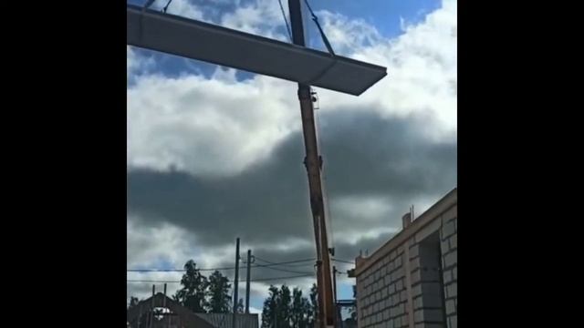 Разгрузка плит перекрытий от компании ДСК-Столица! Реальный отзыв клиента смотреть онлайн