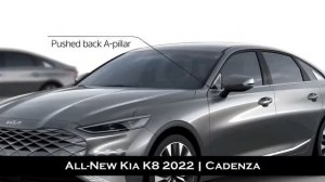 Абсолютно новый Kia K8 2022, большой седан. Интерьер Киа К8