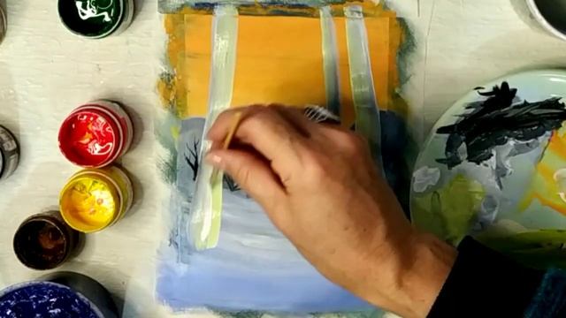 Медведь Как нарисовать пейзаж