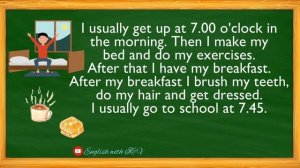 Мой рабочий день. Project “My working day”. Английский язык в 4 классе.