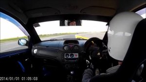 Citroen C2 VTS Blyton Park Trackday session