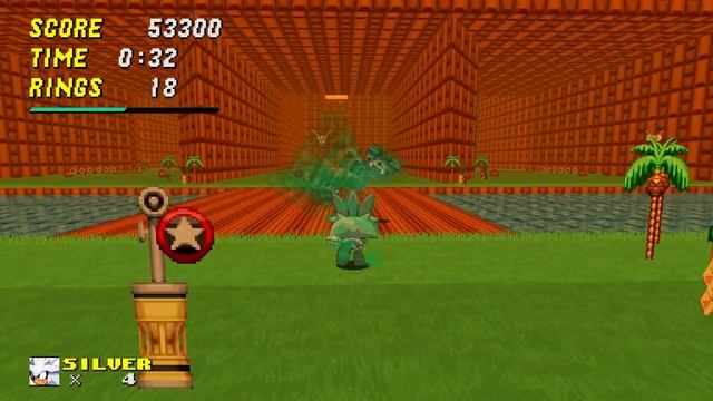 Shadow and Silver in Sonic Robo Blast 2 v2.2