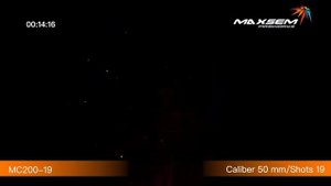 Мощный фейерверк на 19 залпов «Great Show» MC200-19 Maxsem