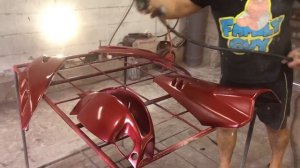 Покраска пластика Honda dio