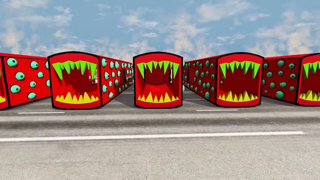 КРУШИМ ПОЕЗДА ПОЖИРАТЕЛИ НА МЕЛКИЕ ДЕТАЛИ! Гоша и Чич испытания для машин. Beamng drive. смотреть онлайн