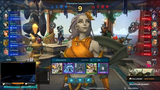 RANK MATCH | PALADINS LIVE | MOUSE CAM | EA ONIK LIVE | #paladinsbd смотреть онлайн
