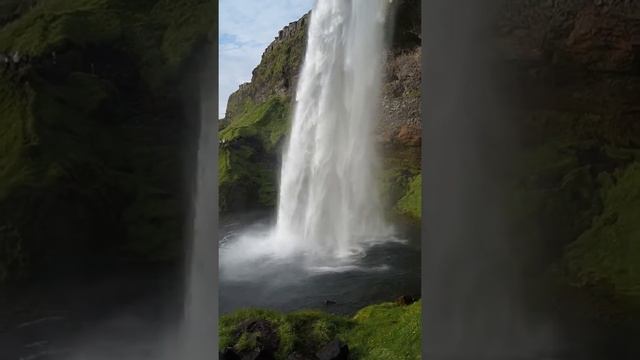 Водопад Сельяландсфосс в Исландии