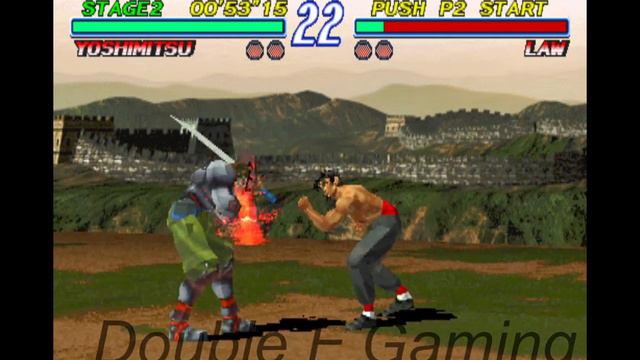 Yoshimitsu Best Moves Gameplay - Tekken 2 (Arcade Version) смотреть онлайн