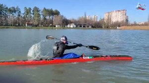 Мужская байдарка на декабрьском сборе в Краснодаре