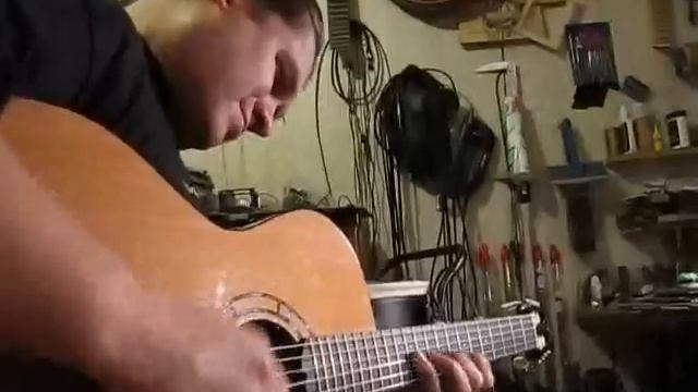 Roman Miroshnichenko plays on Wechter guitar unplugged#2