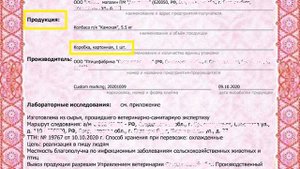 Ветеринарные сопроводительные документы