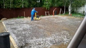 Фундамент плита с ростверком под дом из бруса