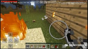 Как сделать огненные стрелы и ракетницу в minecraft pe.