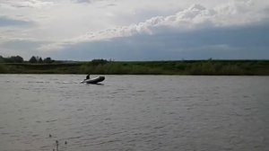 HDX 5 Выход на глисер, лодка River boats 350