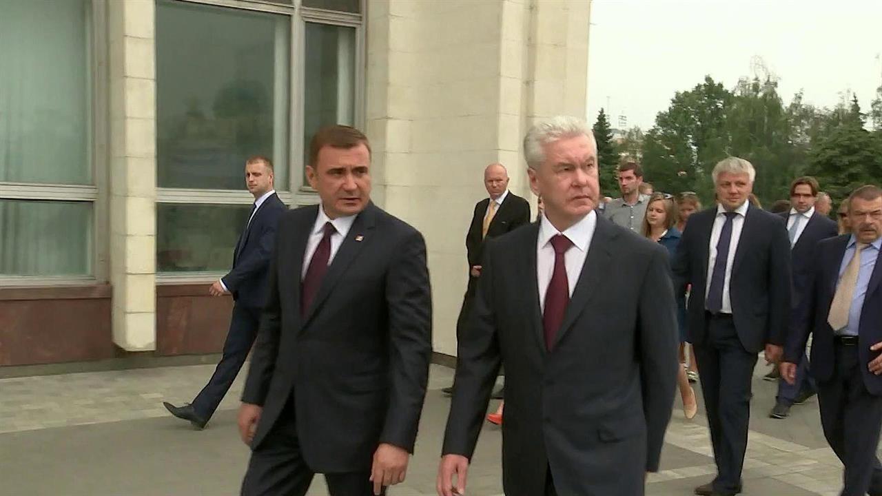 В Туле прошла торжественная церемония в честь открытия Дней Москвы