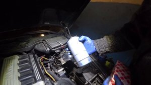 замена топливного фильтра BMW 530 di  E39