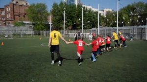 мастер-класс по футболу для школьников