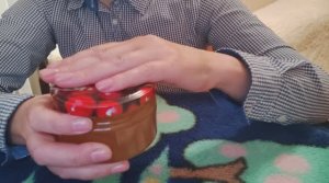 АСМР Сухой массаж спины с медом Dry massage with honey ASMR