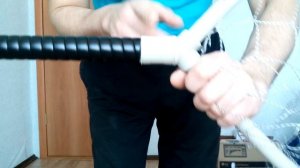 Подсачек из ПВХ трубы.