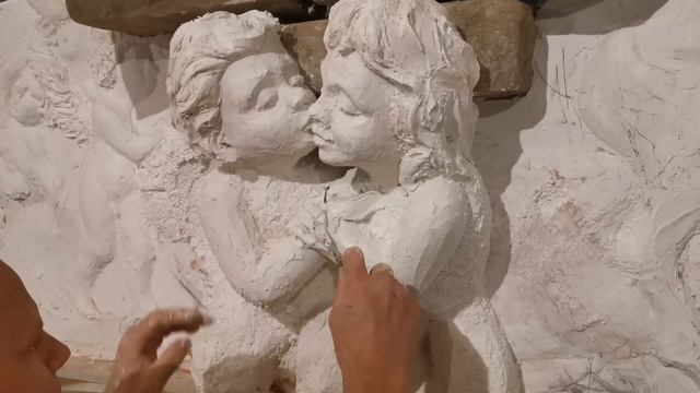 Создание барельефа