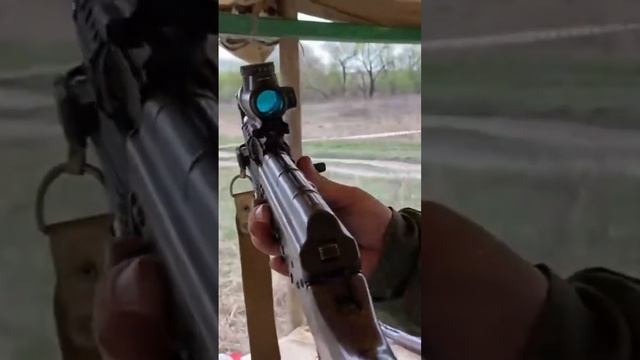 Коллиматорный прицел на АК, почему популярен? #military #gun #war #pistol