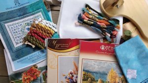 Покупки для рукоделия.Одна супер обновка и одно большое разочарование.Наборы,схемы,станок,подделка.