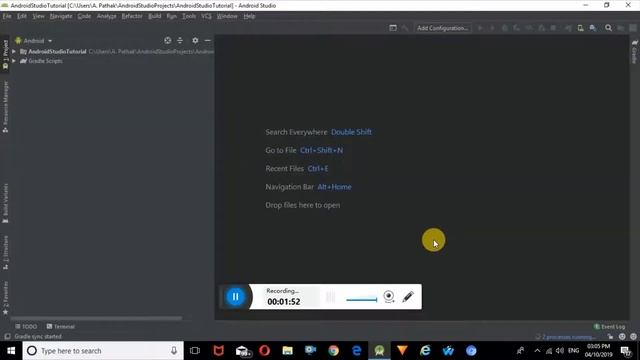 How to create a project in Android Studio Gradle Sync Import All Files ~ Android Studio Tutorial #1