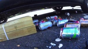 100 Coca Cola и Pepsi раздавили джипом & Мистер Макс И Мисс Кети зарабатывают родителям на жизнь!