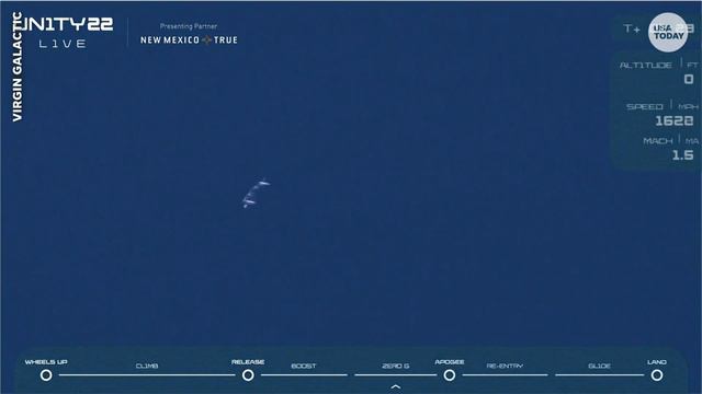 Watch Virgin Galactic space plane, Richard Branson make history | USA TODAY смотреть онлайн