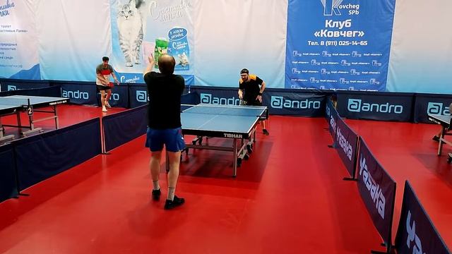 КОВЧЕГ: Лыков С. - Домашев А. Кубок 8 Марта турнир по настольному теннису 07.03 смотреть онлайн